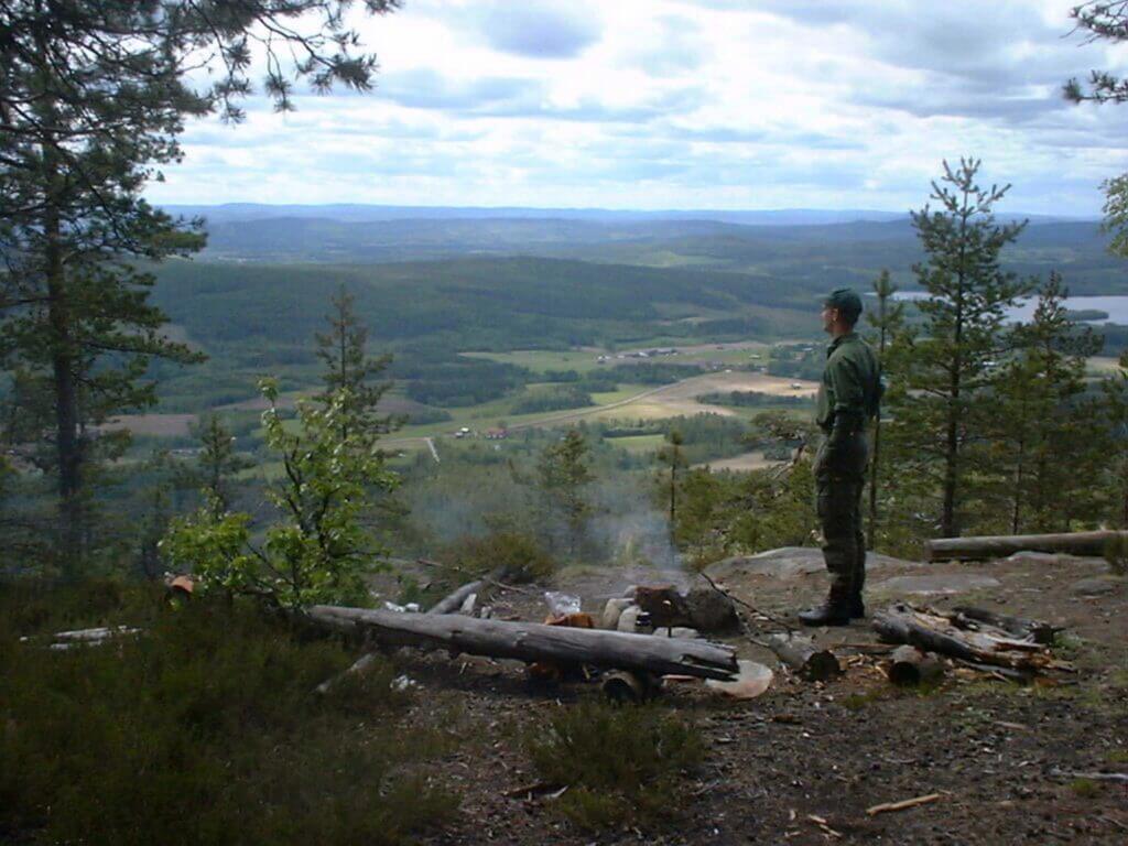 skog och jägare i arbrå
